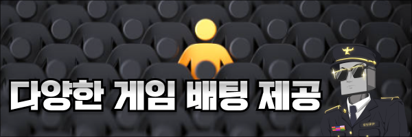 다양한 선택지를 제공하는 토토사이트 의 수많은 입점 게임