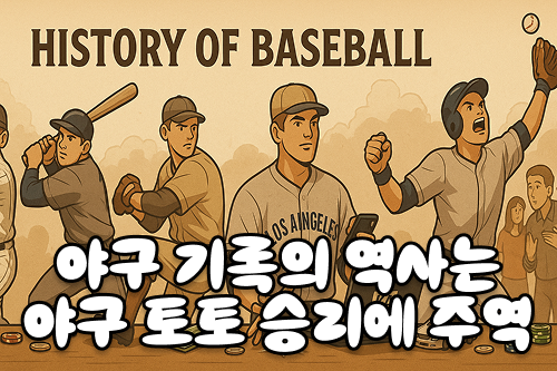 야구 기록의 역사를 알면 스포츠토토 야구 배팅 승리가 보인다