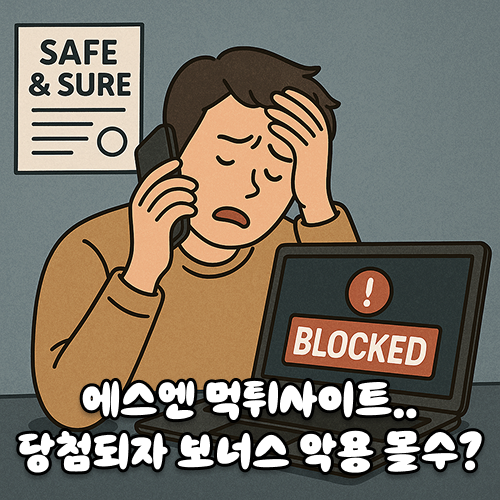 에스엔에스 먹튀사이트 신규 회원 바카라 당첨되자 사이트 접속 차단
