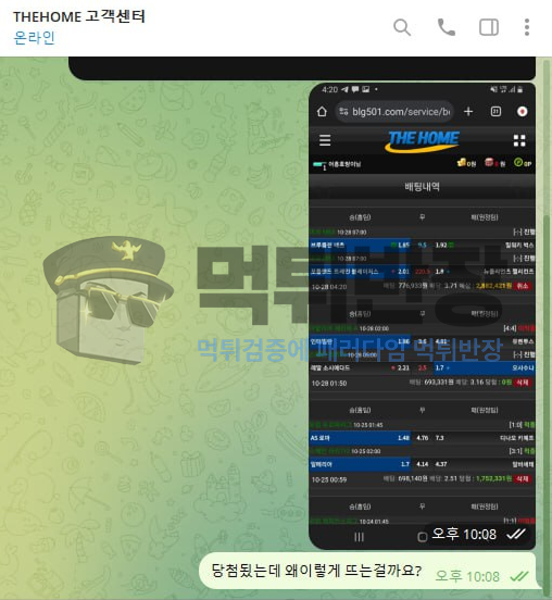 더홈(thehome) 먹튀 협박 피해 증거 자료